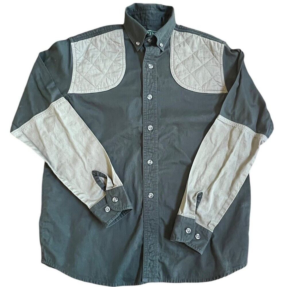 Kevin’s Plantation Hunting Shirt Long Sleeve Shooting Youth Med Army Green Tan